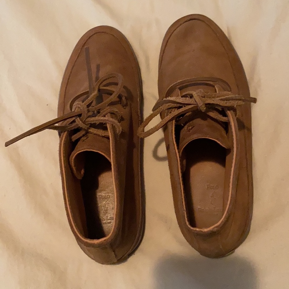 Polo Ralph Lauren Suede Leather Sneakers - Picture 2 of 7
